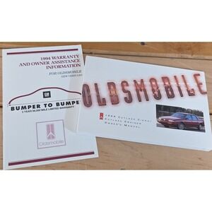 1994 Oldsmobile Bumper to Bumper Warranty Owner Information Manual Book
